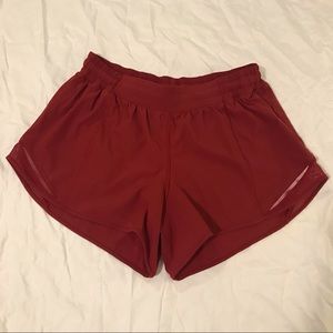 Hotty Hot Short II Long 4" EUC, size 10